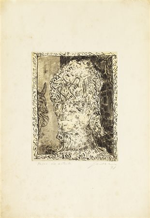 JOSÉ LUIS CUEVAS (1934-2017)Senza Titolo, 1978AcquaforteLastra cm...