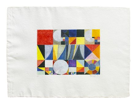 FEDERICO HONEGGER (1926)Alfabeto, 1989Tecnica mista su carta a manocm...