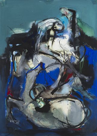 ANONIMOSenza TitoloOlio su cartacm 70x50Firma indecifrata al fronte