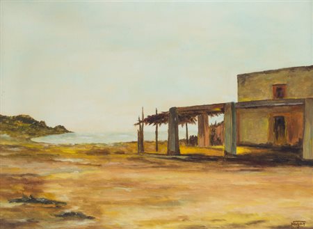 ELVIRA NAGAR (1929)Senza Titolo, 1974Olio su telacm 30x40Firma al fronteFirma...