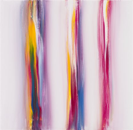 ENNIO FINZI (1931)Il verso del colore, 2012Acrilici su telacm 40x40x1Firma,...