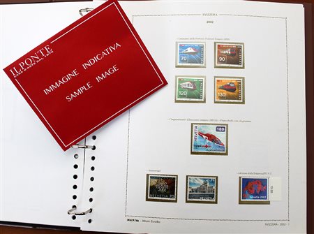 SVIZZERA 1972/2010 Collezione del periodo in 2 album. Da esaminare MNH