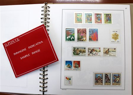 TEMATICHE: NATALE 1976/1994 Collezione formata da francobolli singoli e...