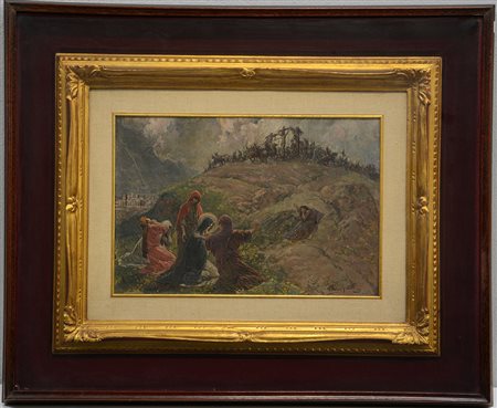 Vittorio Giunti (1894 - 1964) "Maria e le pie donne ai piedi del Golgota"...