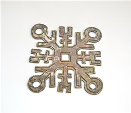 ARNALDO POMODORO (1926) E GIO POMODORO (1930-2002) Oggetto decorativo in...