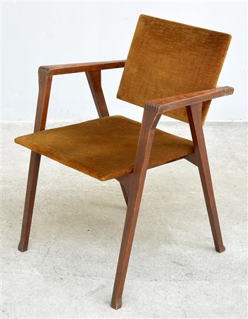 Franco Albini (Robbiate 1905 - Milano 1977) �Sedia a braccioli modello...