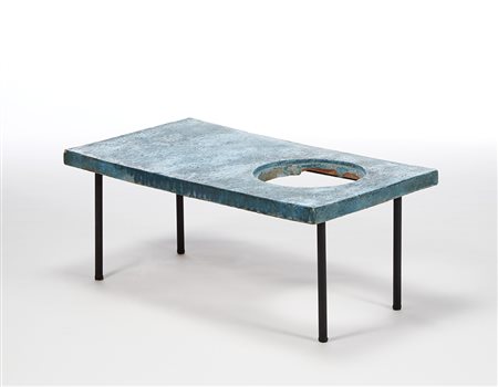 Renato Bassoli (Milano 1915 - Milano 1982) (Attribuito) Tavolo scultura....