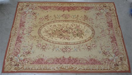 Tappeto Aubusson, manifattura contemporanea Tessuto a mano in lana, decoro...