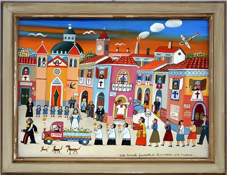 Udo Toniato (Borgoforte 1930 - Guastalla 2011) "Guastalla RE, la processione...