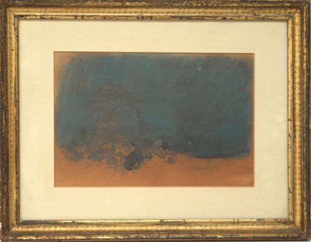 Giancarlo Cazzaniga (Monza 1930) "Senza titolo" 1968 tecnica mista su carta...