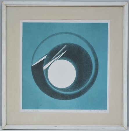 Carmelo Cappello (Ragusa 1912 - Milano 1996) "Senza titolo" litografia -...