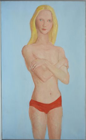 Federico Lombardo (Castellammare Di Stabia 1970) "Senza titolo" 1999, olio su...