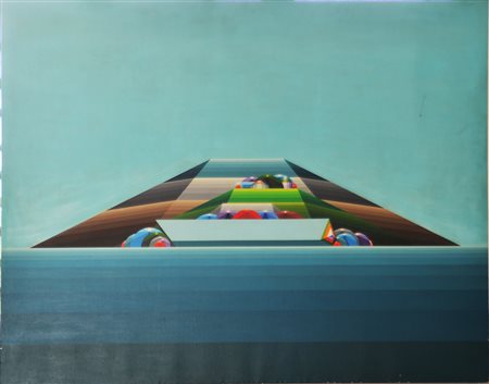 Keizo Morishita (Kitakyushu 1944 - Milano 2003) "Arcipelago" 1974, acrilico...