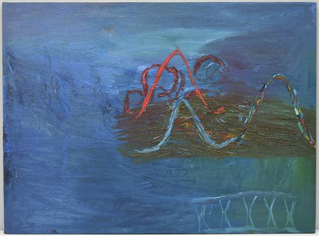 Nanna Susi (Asikkala 1967) "Strange Day" 1999, olio su tela (cm 73x100)...