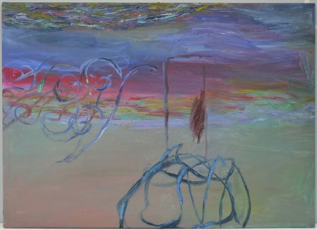 Nanna Susi (Asikkala 1967) "The Sea Has Locked Your Door" olio su tela (cm...