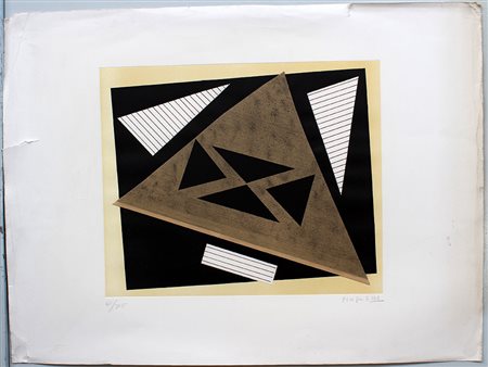 Alberto Magnelli (Firenze 1888 - Meudon 1971) "Senza titolo" stampa...