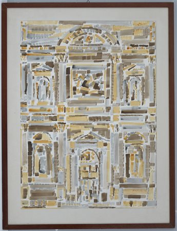 Egidio Bonfante (Treviso 1922 - Milano 2004) "San Rocco" 1973, tecnica mista...