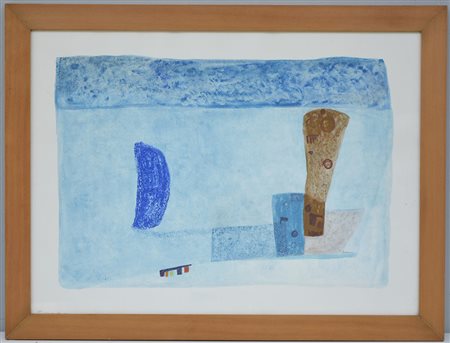 Bruna Gasparini (Mantova 1916 - Venezia 1998) "Senza titolo" acquerello su...