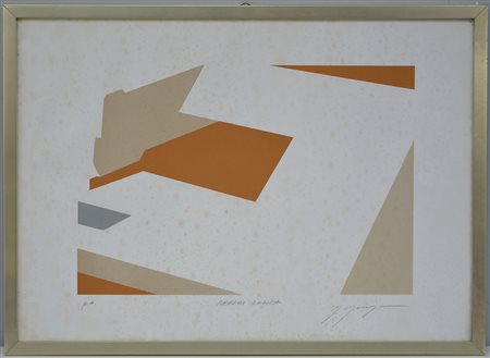 Giorgetto Giugiaro (Garessio 1938) "Necchi logica" litografia - prova...