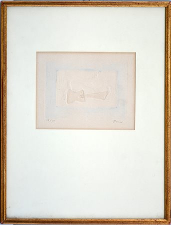 Paolo Boni (Vicchio Di Mugello 1926) "Grafiscultura" 1970, calcografia...