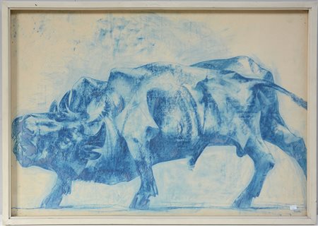 Luciano Miori (Villa Lagarina 1901 - Rovereto 1985) "Senza titolo" tecnica...