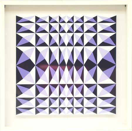 Massimo Salvadori (1960) "M2R58" 2013 acrilici su tela (cm 40x40). Firmato,...