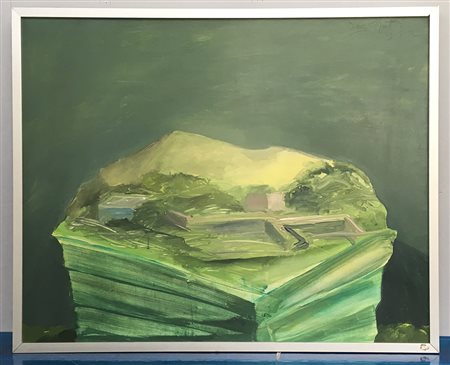 Raffaele Carrieri (Taranto 1905 - Pietrasanta 1984) "Visione di paesaggio"...