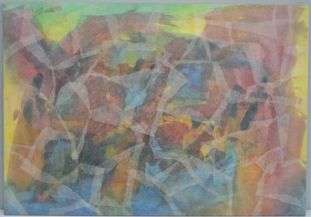 Gaetano Fracassio (1962) "Cosmogonia - L'evento del grande lago" tecnica...