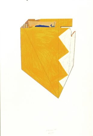 Gianfranco Pardi (Milano 1933 - 2012) "Senza titolo" 1998, serigrafia...