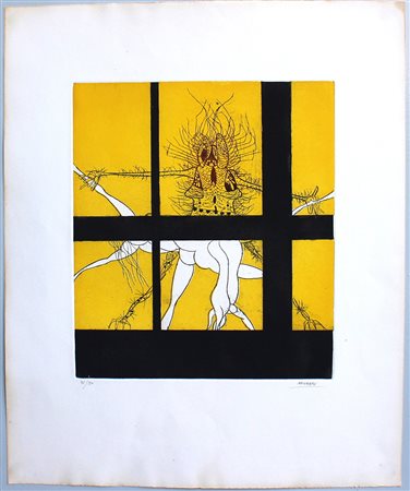 Lotto composto da dieci grafiche di artisti, tecniche, misure e soggetti...