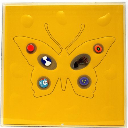 Renzo Nucara (Crema 1955) "Butterfly Effect (Farfalla di Nucara)" 2012 legno,...