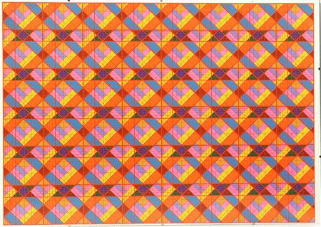 Edival Ramosa (Brasile 1940) "Senza titolo" anni '70, serigrafia a colori...