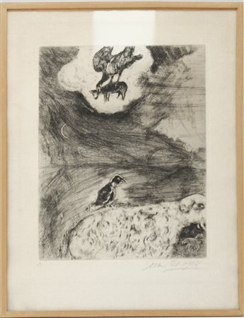 Marc Chagall (Vitebsk 1887 - Saint Paul De Vence 1985) tavola 23 dalle "Les...