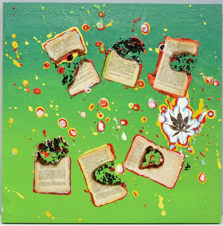 Renzo Nucara (Crema 1955) "Resinfilm 349" 2007 resine, pigmenti, oggetti su...