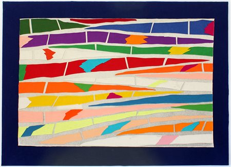 Piero Dorazio (Roma 1927 - Perugia 2005) "Senza titolo" 1974, multiplo in...