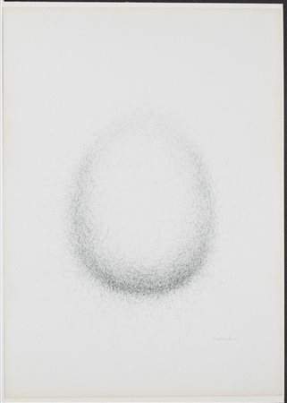 Fulvia Levi Bianchi (Trieste 1935) "Senza titolo" 1972, china su cartoncino...