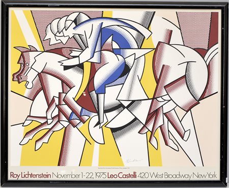 Roy Lichtenstein (New York 1923 - 1997) poster litografico stampato in...
