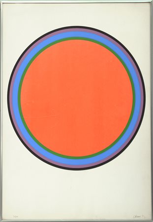 Eugenio Carmi (Genova 1920 - Lugano 2016) "Senza titolo" 1970, serigrafia a...