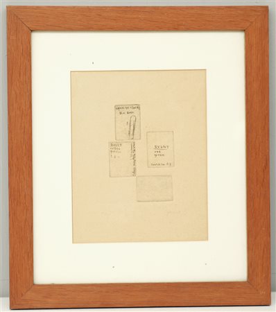 George Brecht (New York 1926 - Colonia 2008) "Senza titolo" acquaforte...