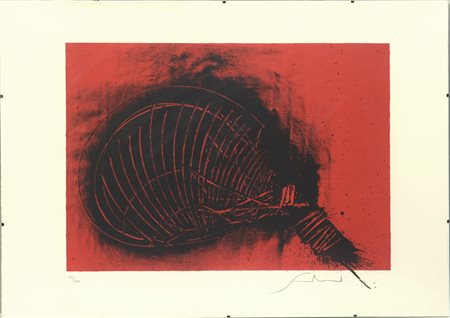 Emilio Scanavino (Genova 1922 - Milano 1986) "Senza titolo" serigrafia a...