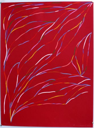 Piero Dorazio (Roma 1927 - Perugia 2005) "Senza titolo" 1999, serigrafia -...