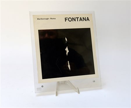 "FONTANA" Galleria Marlborough, Roma. Brossura editoriale edita in occasione...