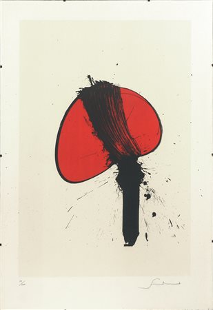 Emilio Scanavino (Genova 1922 - Milano 1986) "Cuore" anni '70, serigrafia a...