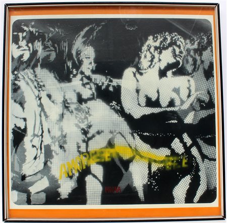 Paolo Baratella (Bologna 1935) "Sexy da camera" 1970 acrilico su tela (cm...