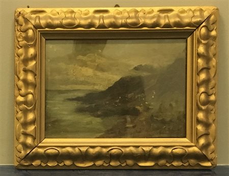 Leonardo Roda (Racconigi 1868 - Torino 1933) “Paesaggio con armenti” 1912...