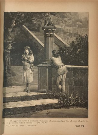 Lotto composto da diversi volumi, tra cui: STIAVELLI, G. - Gli amori di Dante...