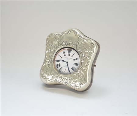 BOODLE & DUNTHORN LIVERPOOL Orologio da cornice in metallo con movimento con...