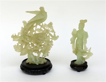 Lotto composto da quattro oggetti in argento (gr 800) (difetti)