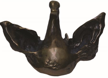 SALVADOR DALÌ Dragon - Cisne - Elefante, 1969 bronzo cm 11,5x17 esemplare...