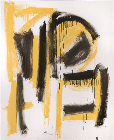 ALEX CAMINITI Punti di rottura, 2013 Tecnica mista su tela cm 170x140